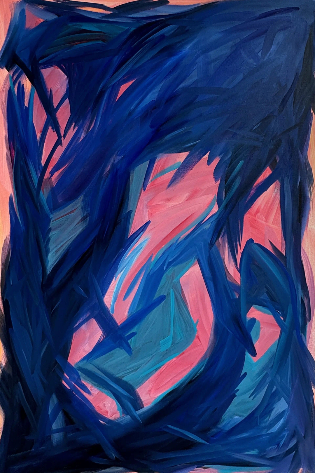 MARABU, 80X120CM, OIL ON CANVAS, 2024