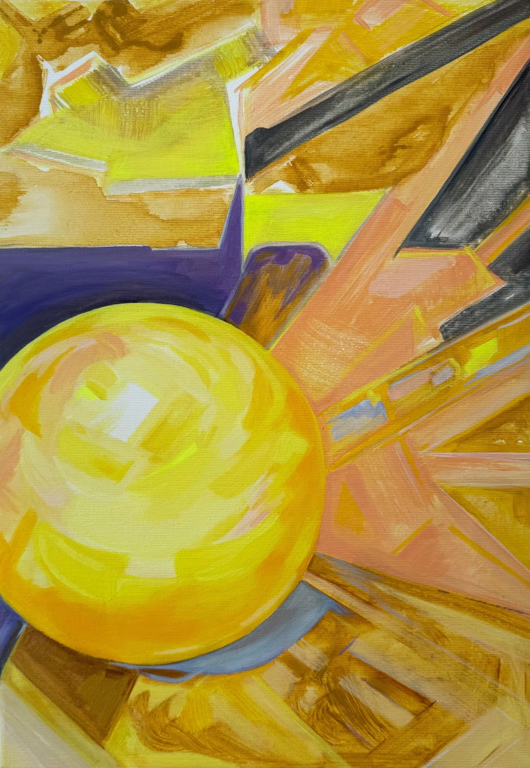 SUPERNOVA,35X50, ACRYLIC ON CANVAS, 2024